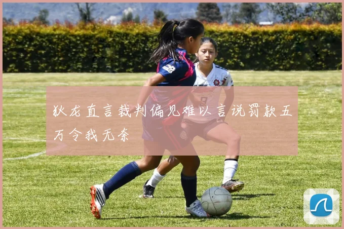 狄龙直言裁判偏见难以言说罚款五万令我无奈